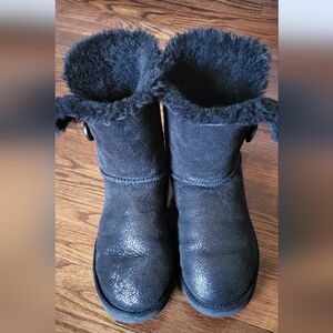 UGG Classic Black Shearling Boots